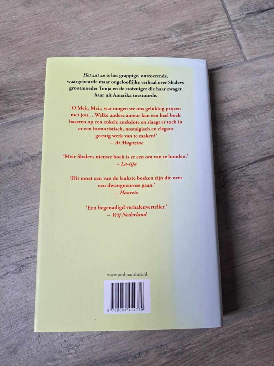 Roman Het zat zo van Meir Shalev