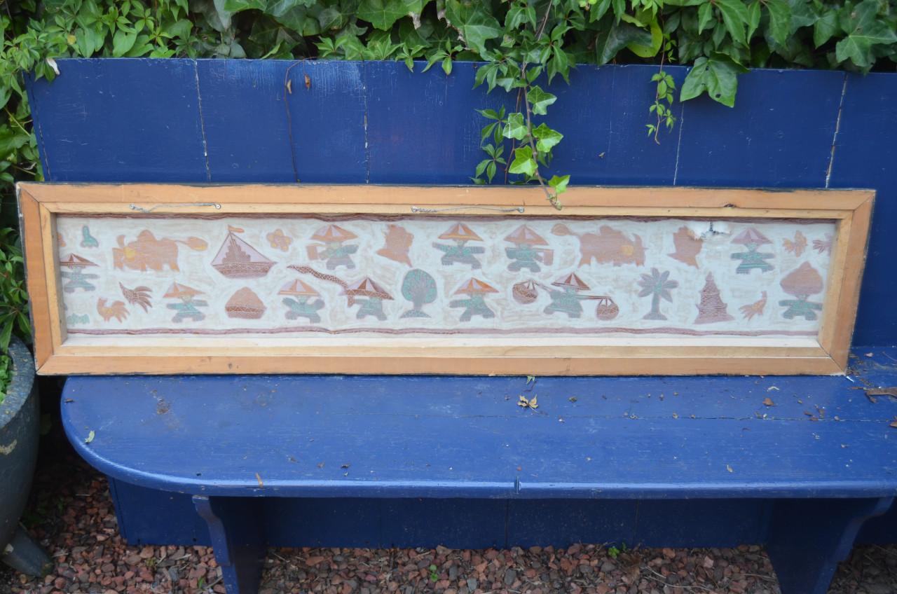 3 Leuke batiks in redelijke staat, op ééntje na dan.