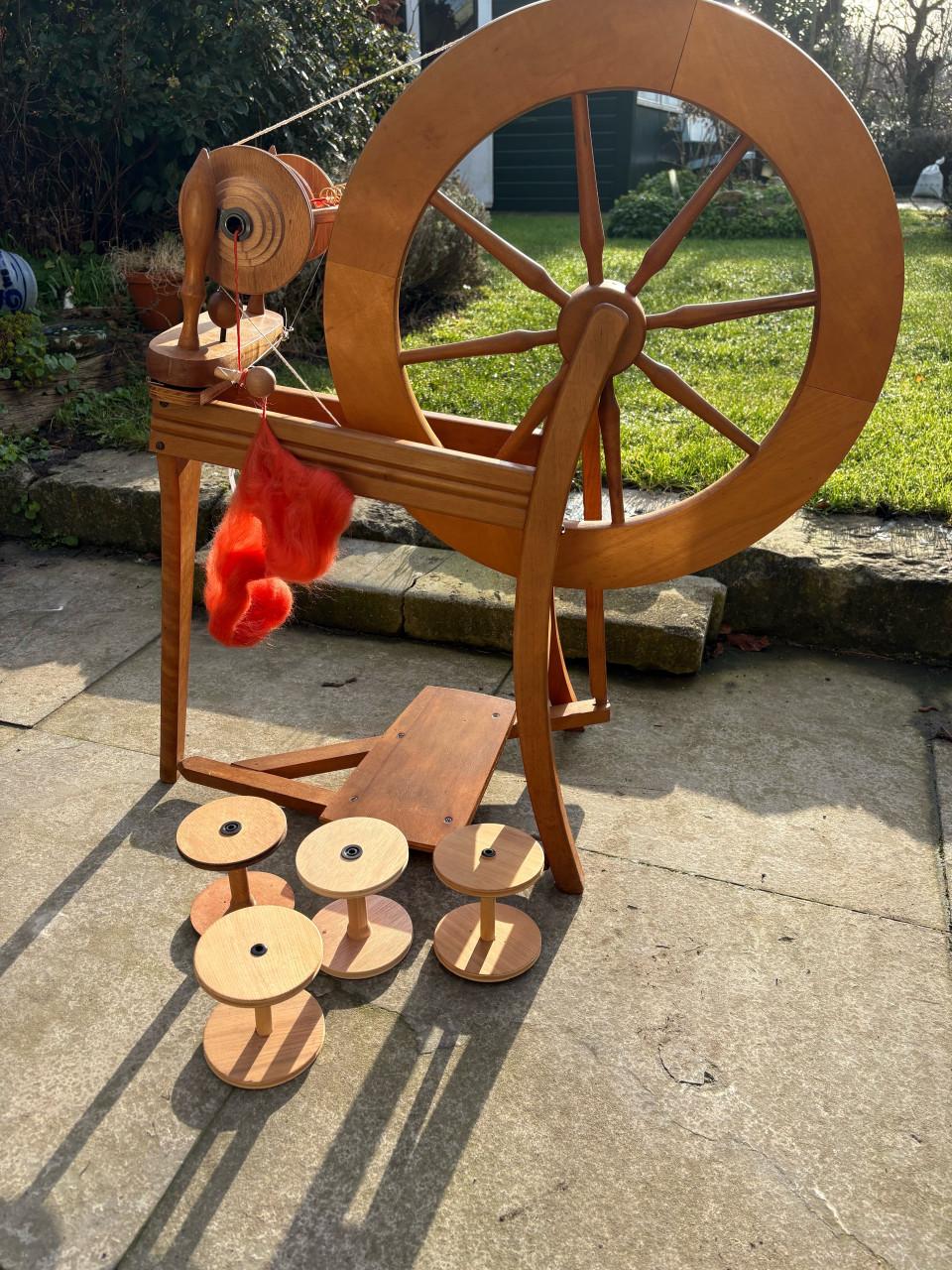 Ashford Traditional spinnewiel.