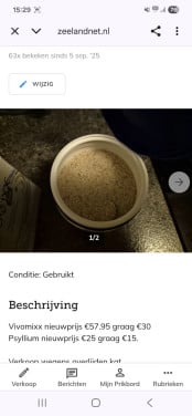 Vivomixx en psyllium