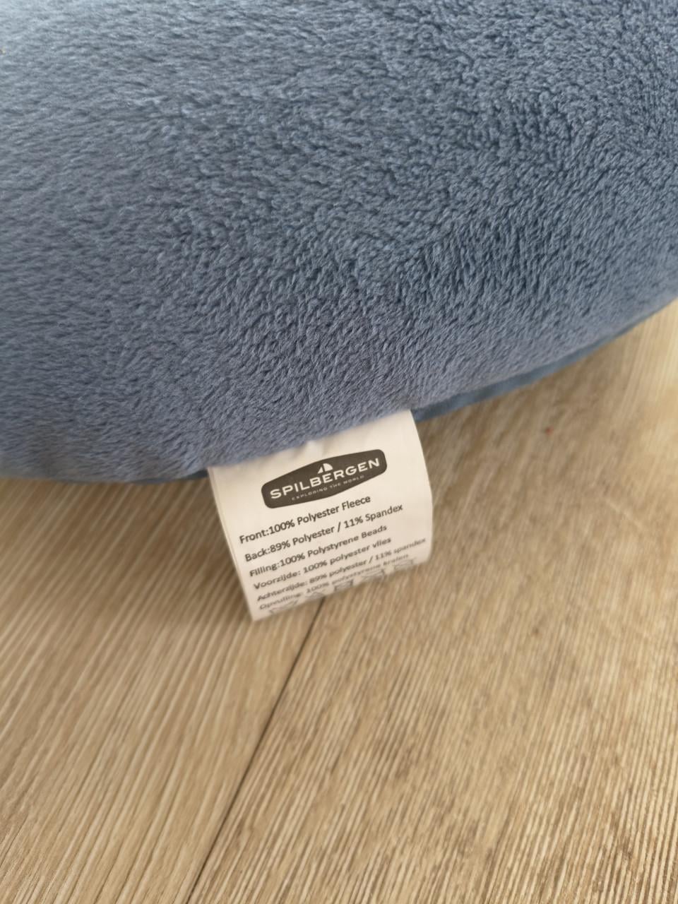 Spilbergen reiskussen blauw, als nieuw! Nekkussen, auto reis