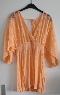 Oranje  jurk -tuniek  1 maat