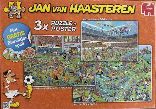 Jan van Haasteren - Combinatiedoos 3 puzzels 🧩