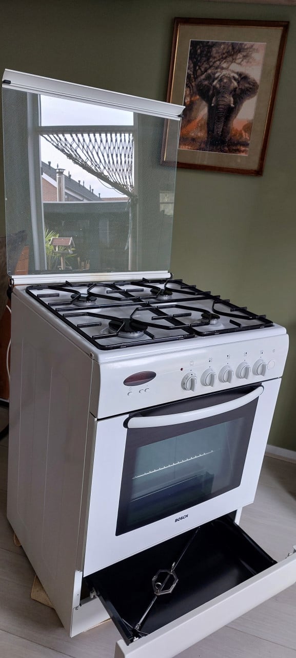 Gasfornuis Bosch wit 60cm