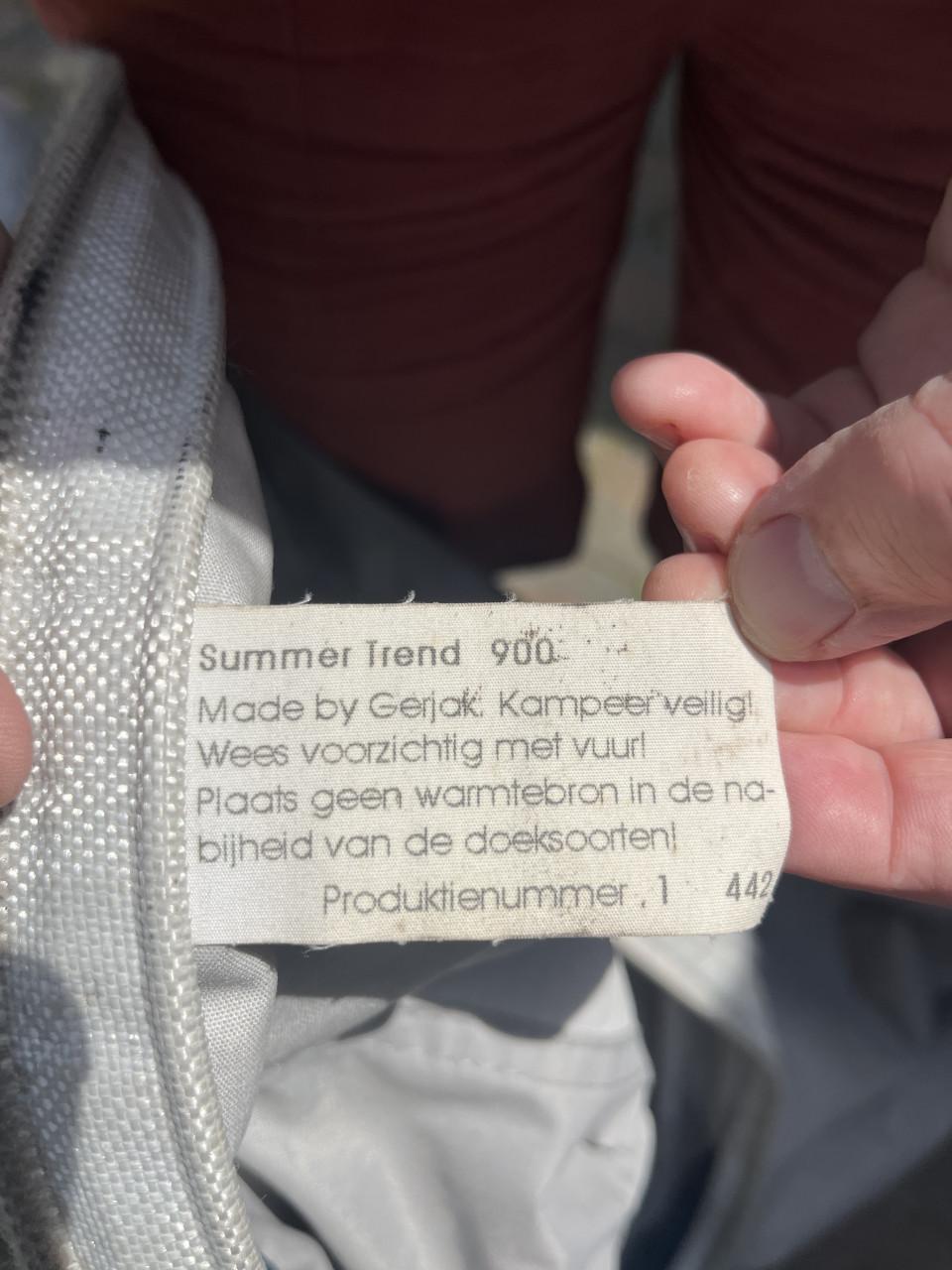 Voortent Gerjak maat 10
