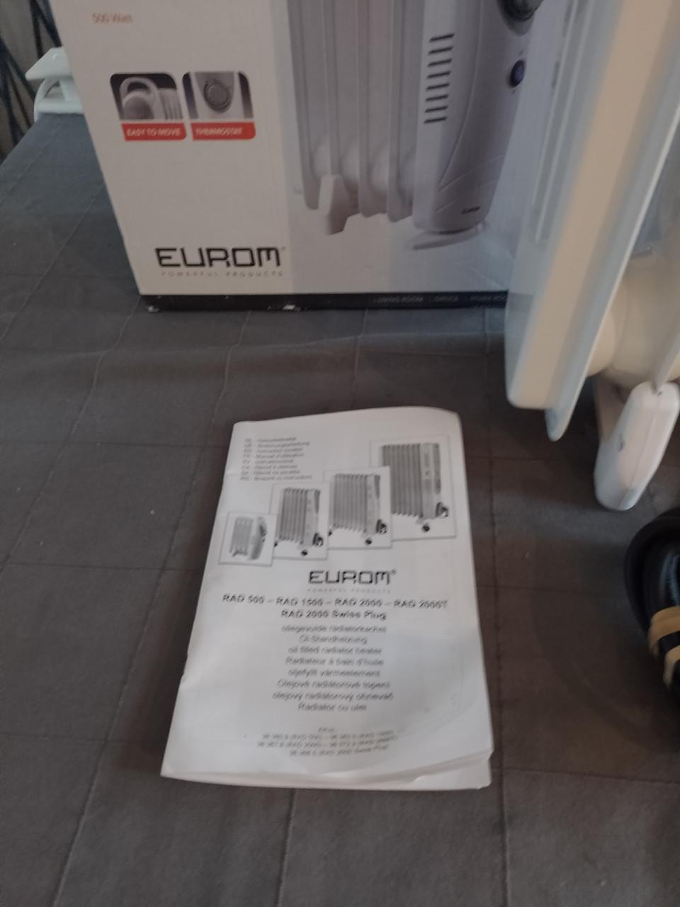 Compact Radiatorkacheltje zo goed als nieuw