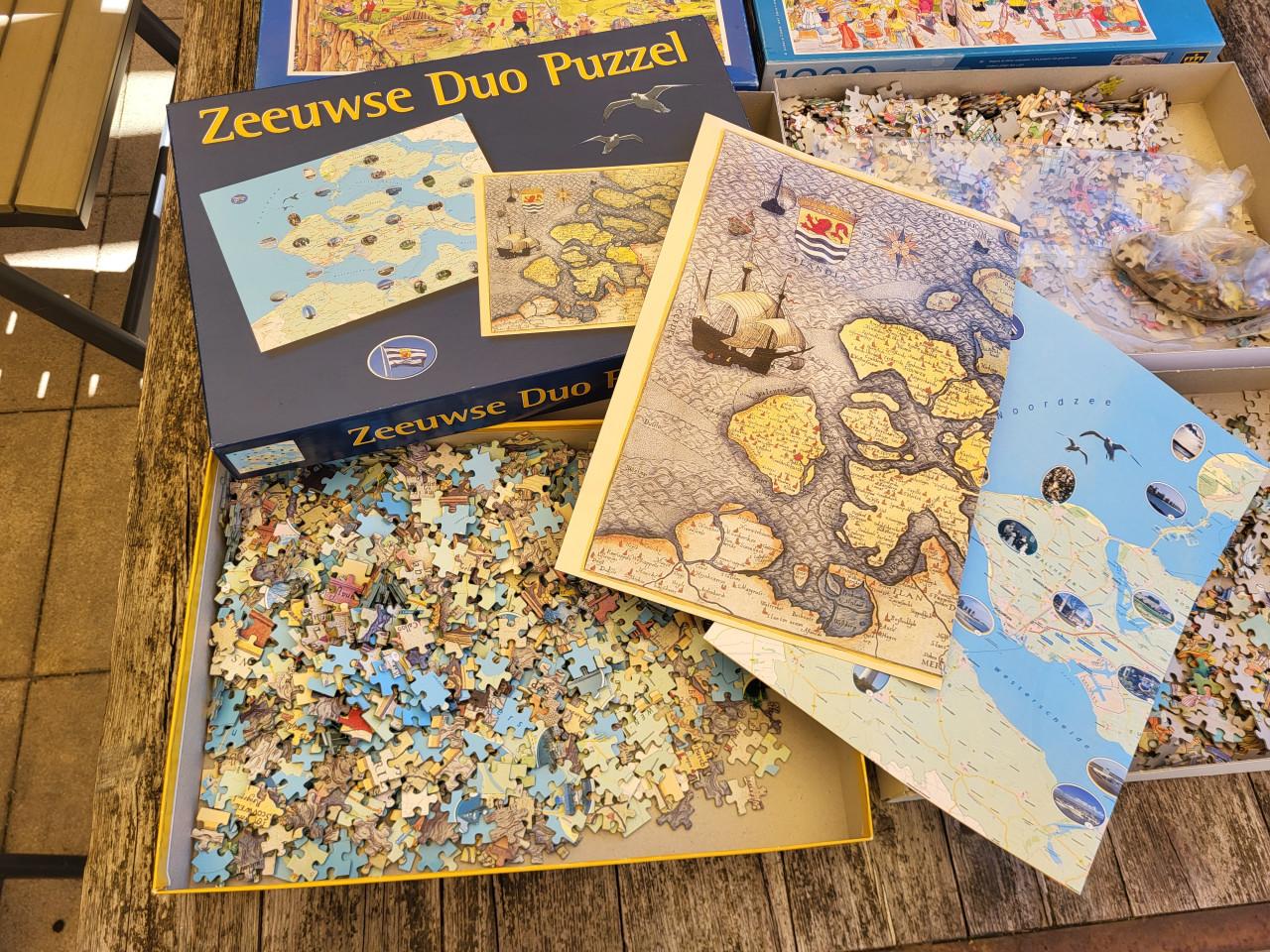 4 puzzles samen voor 7,50