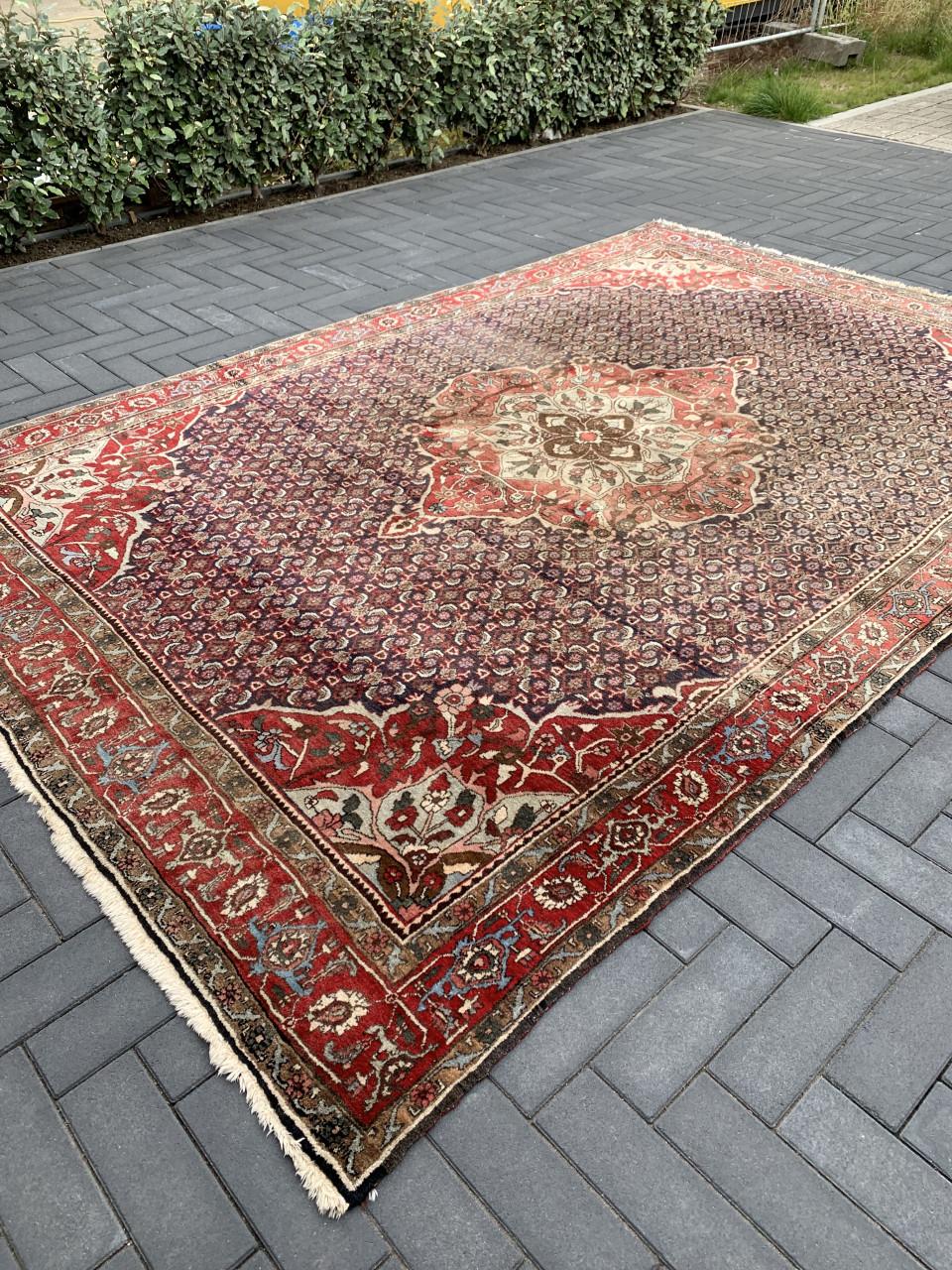 💞Mooi Sfeervol Handgeknoopt Vintage Vloerkleed met Certificaat 💞