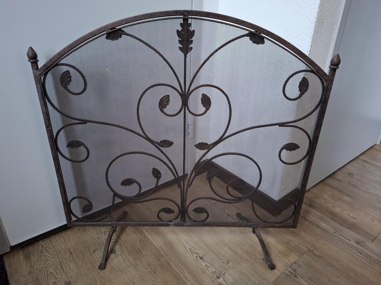 Haardscherm gietijzer
