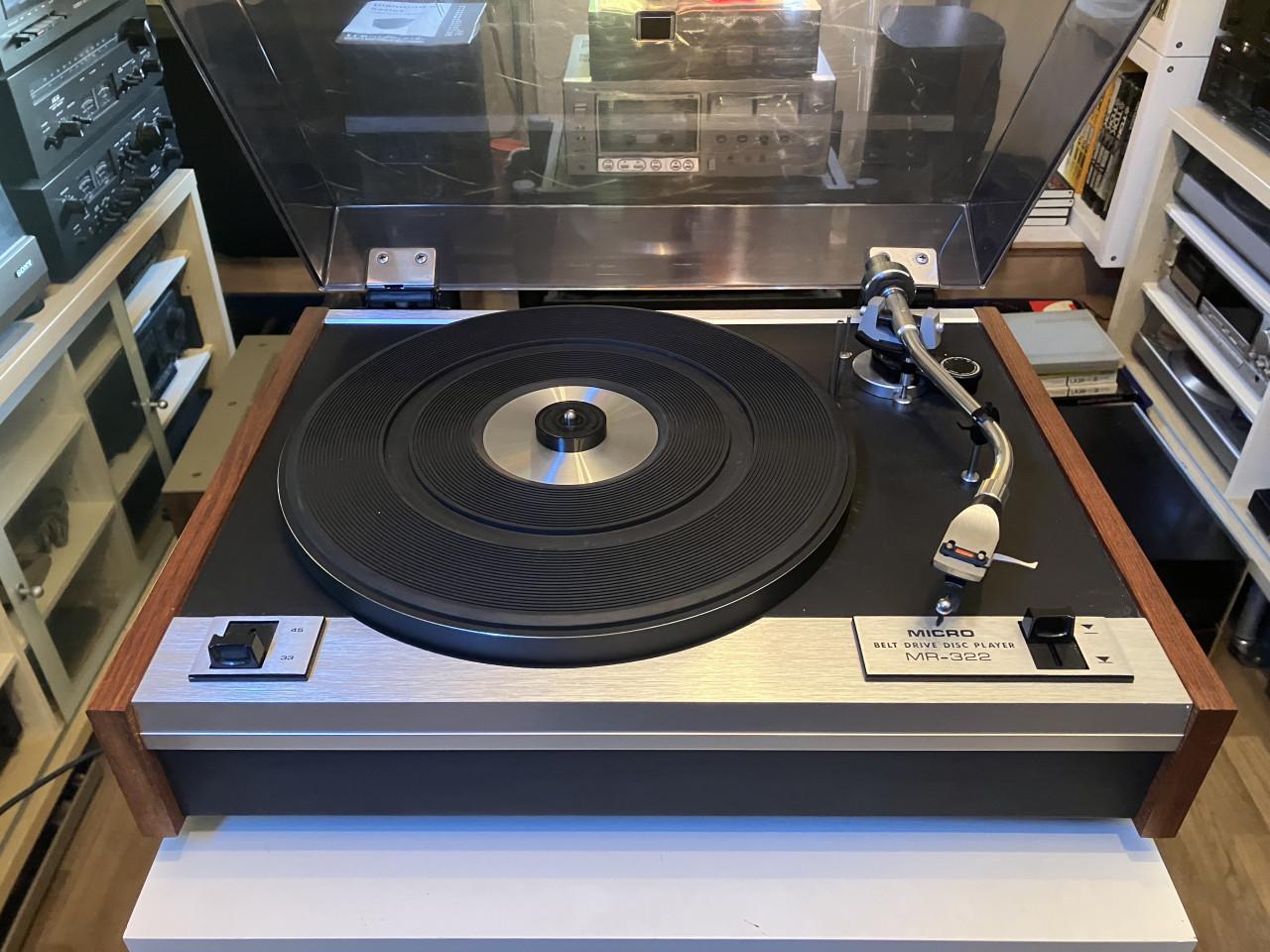 Micro Seiki MR-322 platenspeler draaitafel service garantie