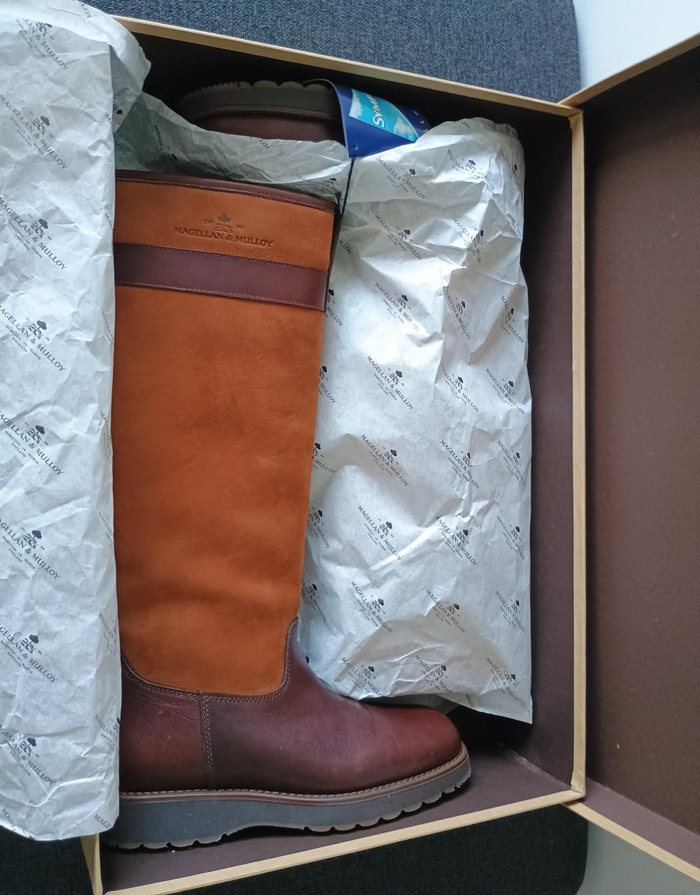 EXCLUSIEVE  -   LEDEREN all-weather boots - merk Magellan&Mulloy - maat 39