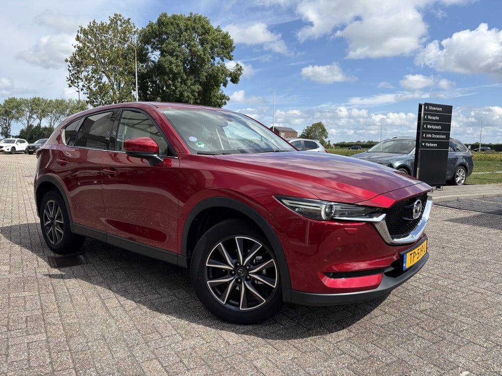 Mazda Cx-5 2.0 sag 165 skl luxury white leather trekhaak 360° camera