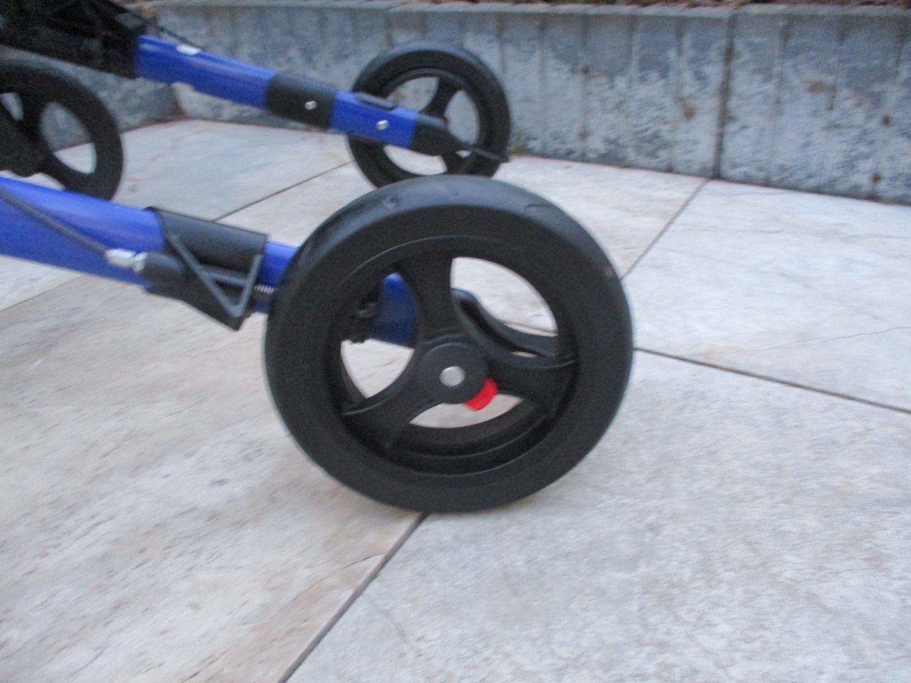 Zgan Topro Odysse dubbel opvouwbare lichtgewicht rollator met dienblad en