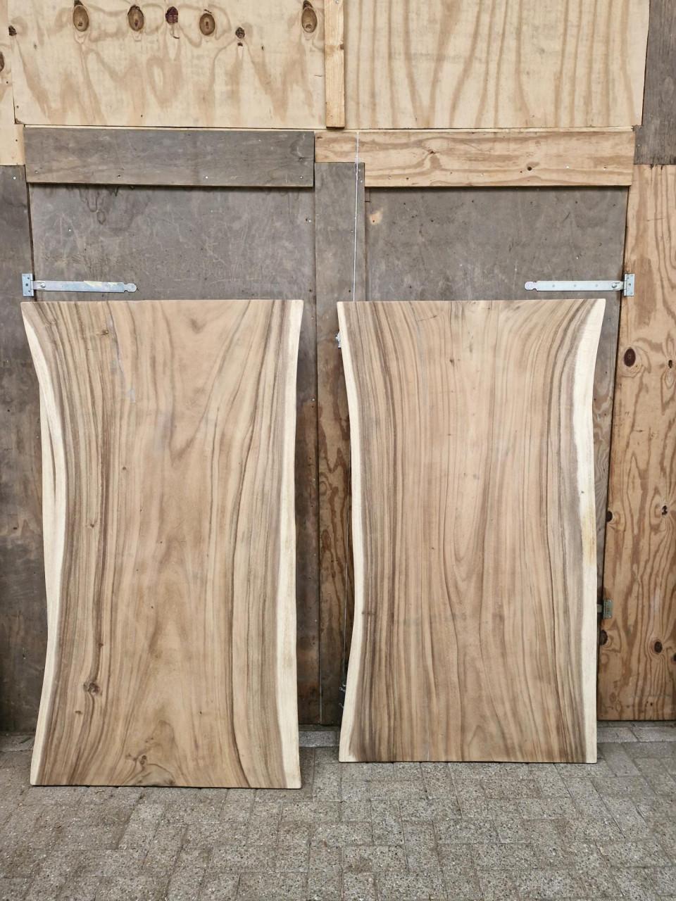 Suar boomstam tafelbladen incl onderstel naar keuze