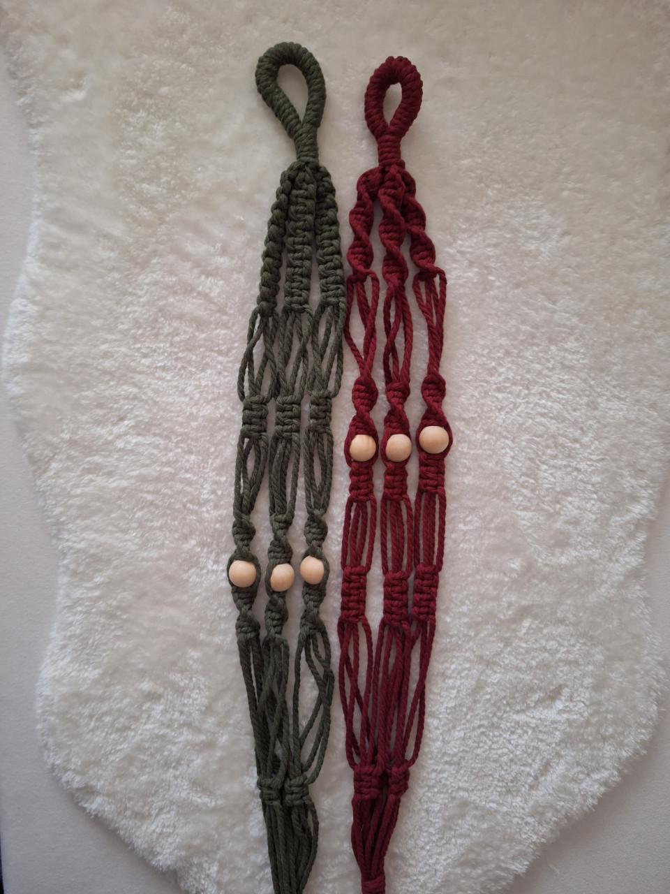 Macrame plantenhangers