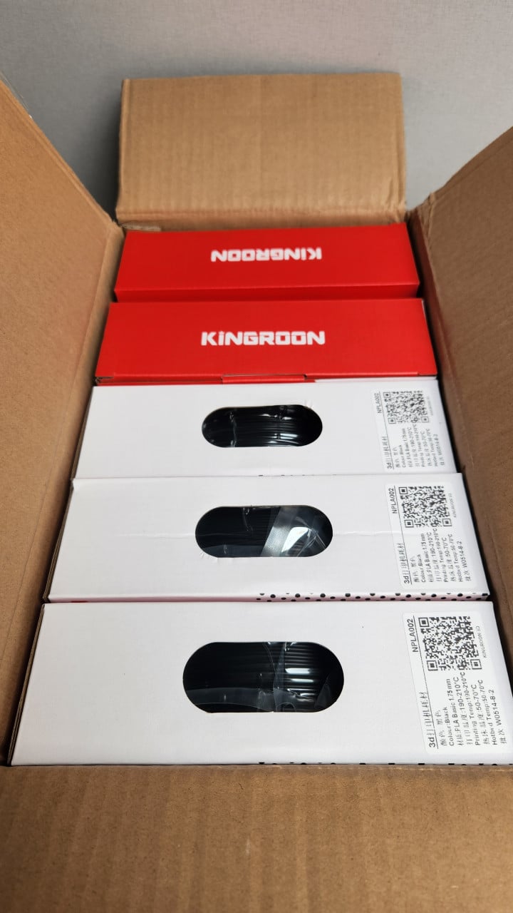 5 kg Nieuwe zwarte Kingroon PLA Filament