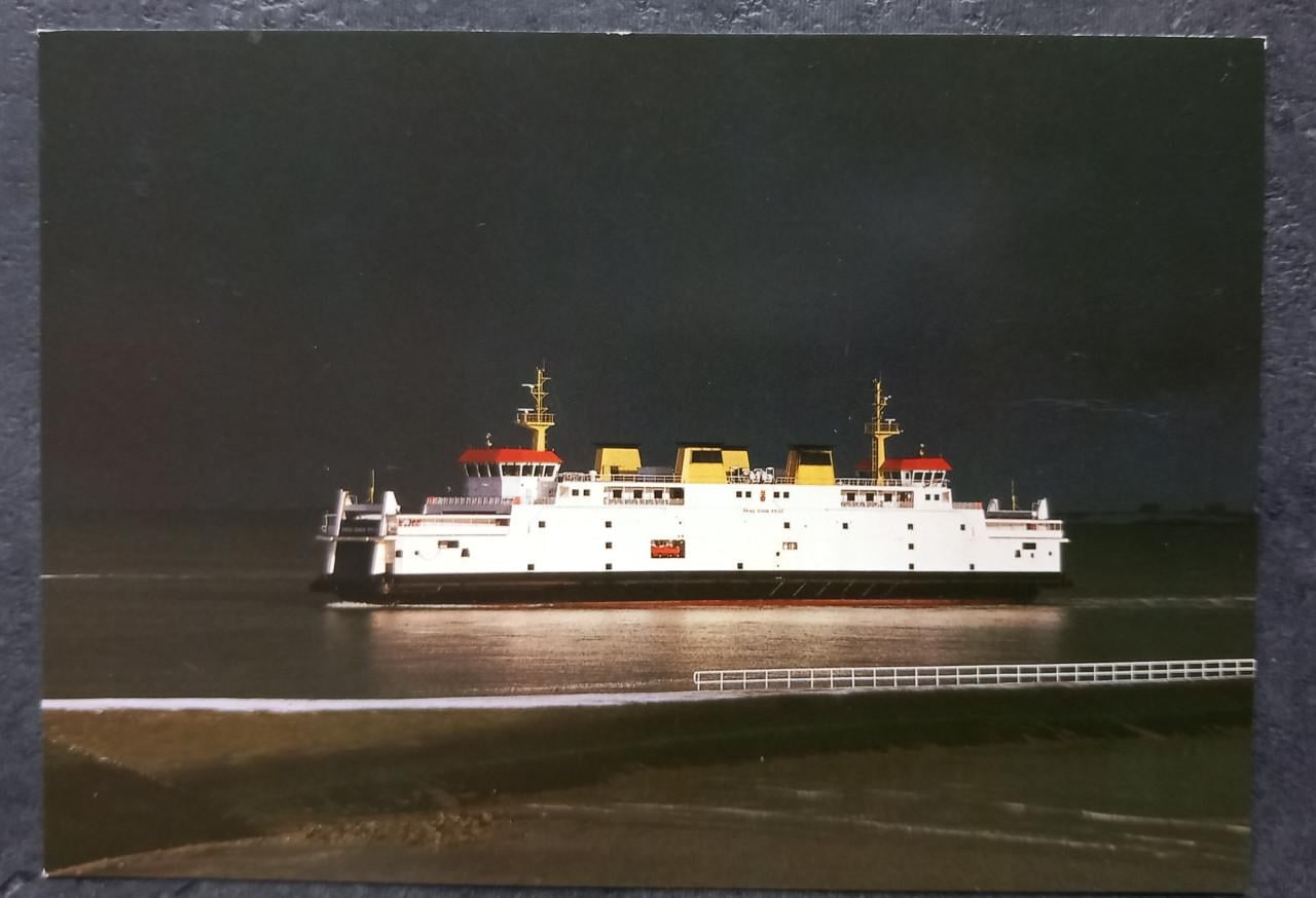 Ansichtkaart P.S.D. de laatste boot