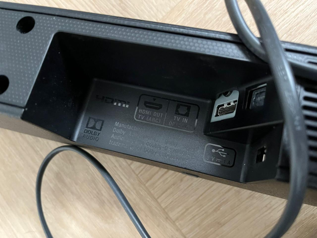 Sony soundbar met subwoofer