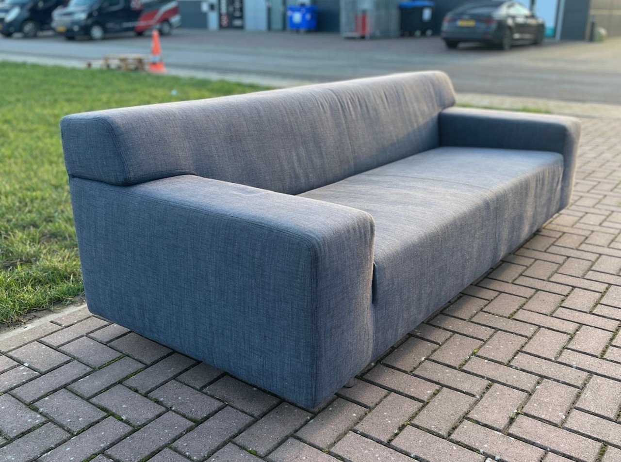 GRATIS LEVERING HEEL NL Mooie Antraciet 3-zits Bankstel