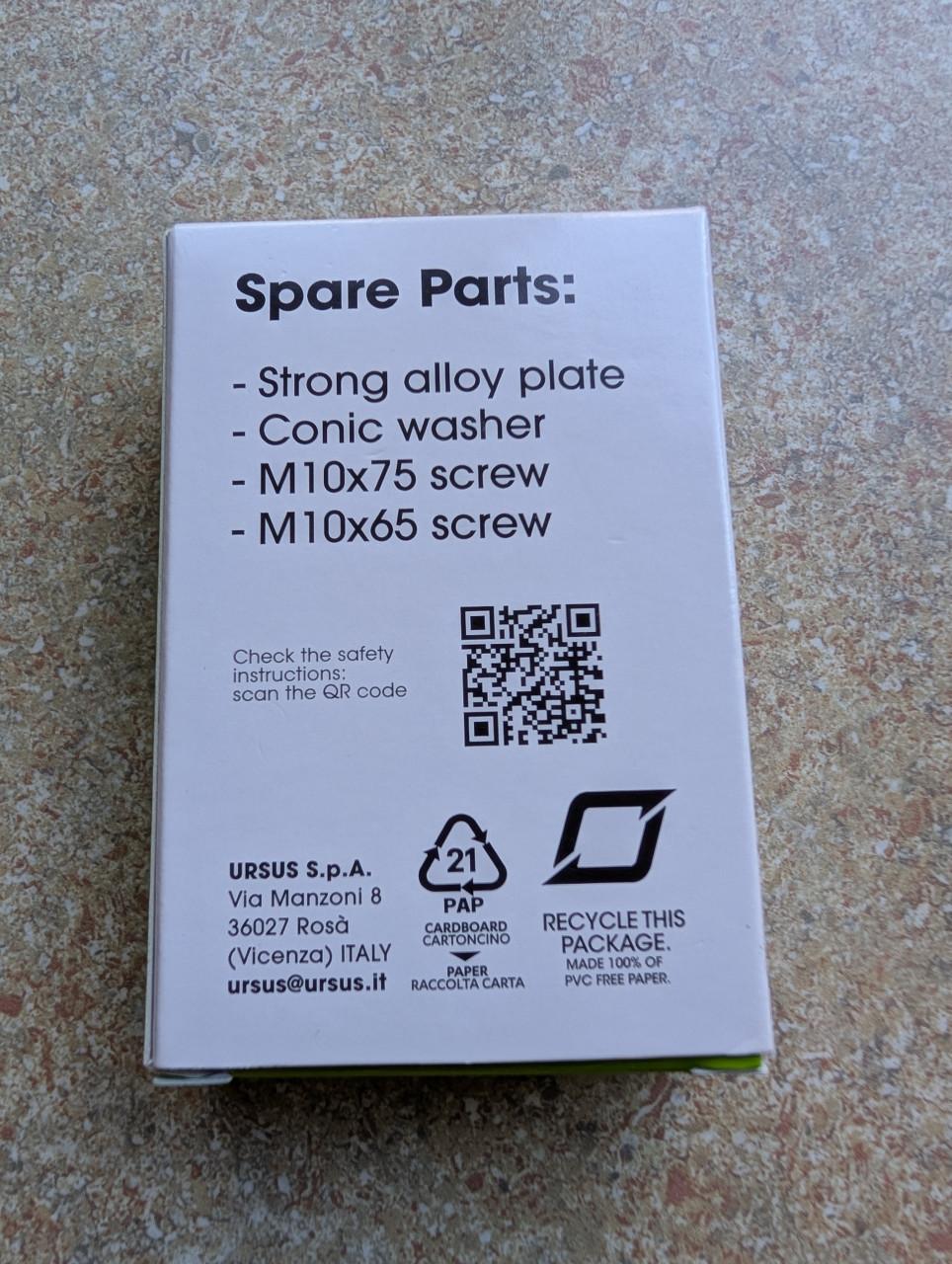 Adapter plaat ursus standaard
