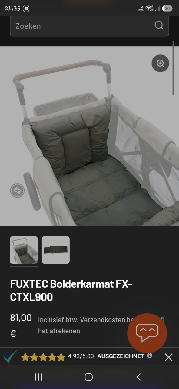 4 zits bolderwagen