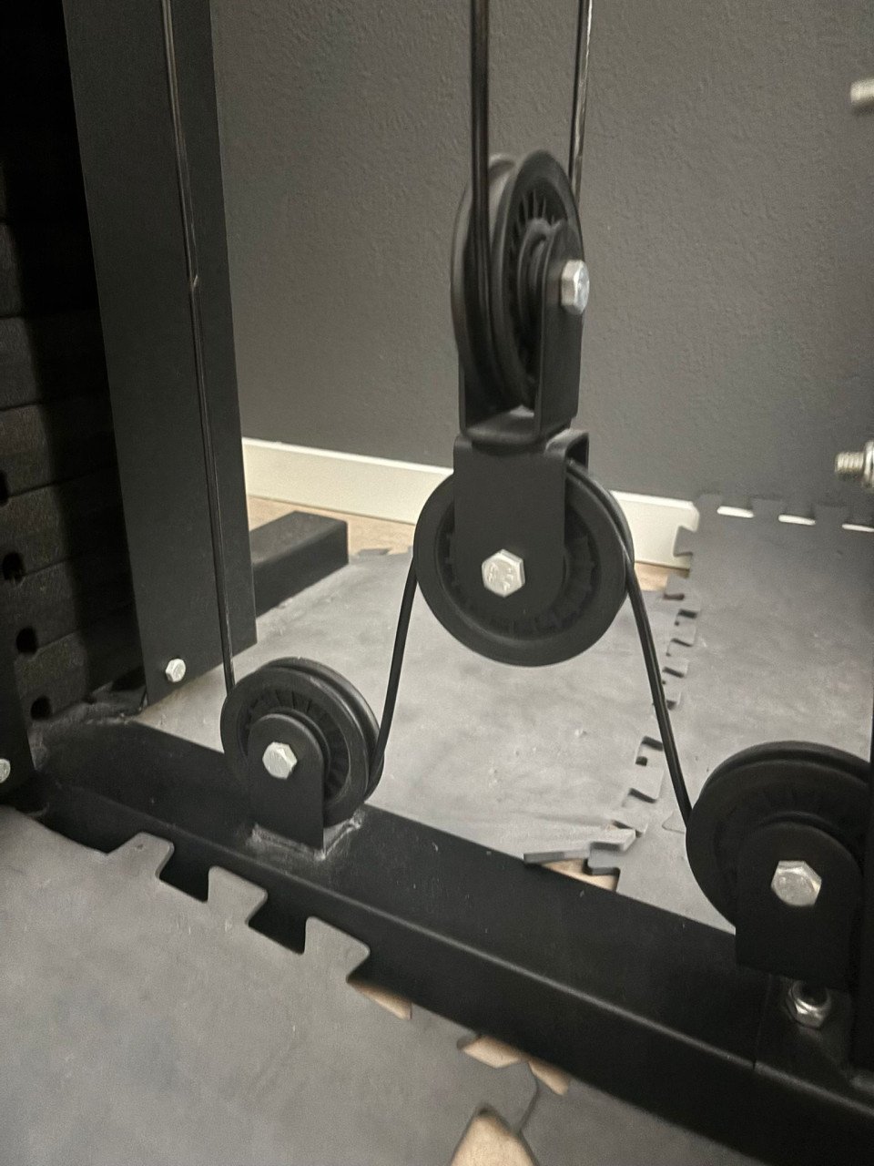 Krachtstation home gym met 70kg aangewicht