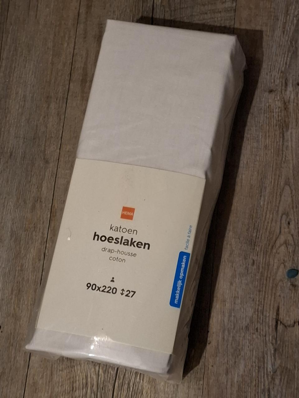 Hoeslaken 90x220