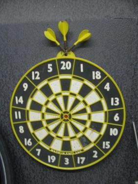 Klein dartbord.