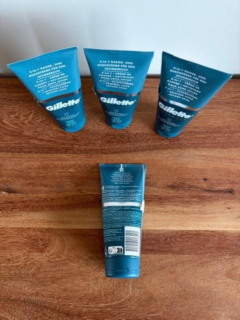 Gillette Intimate |2-in-1 - scheercreme + reiniger | 4 stuks
