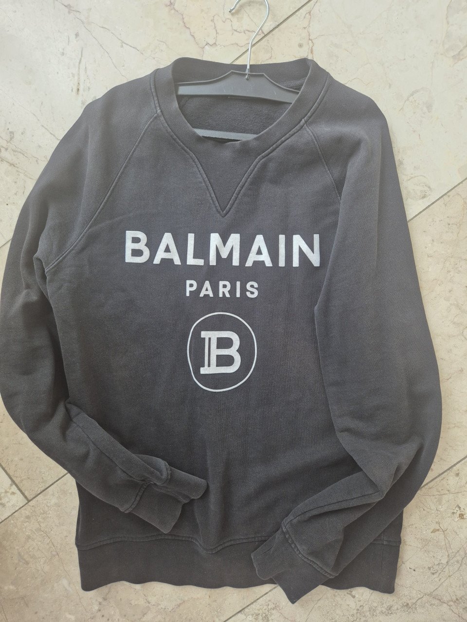 Zwarte Balmain trui - M