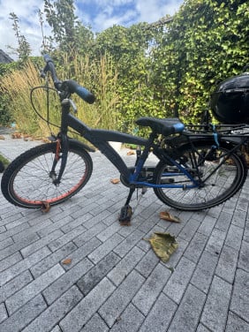 Loekie jongens fiets
