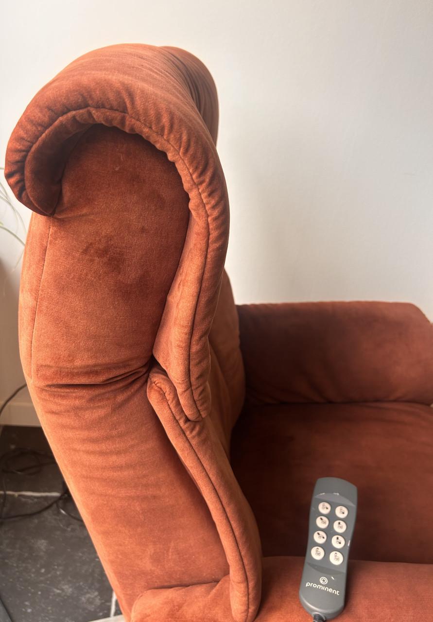 Prominent elektrisch bedienbare relax fauteuil