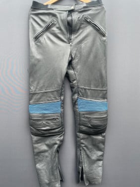 Motorbroek leer
