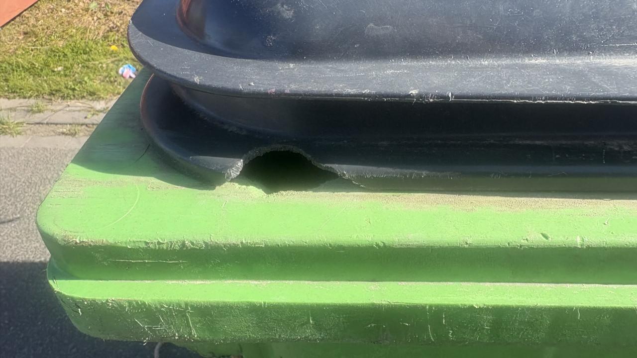 Afvalcontainer verrijdbaar