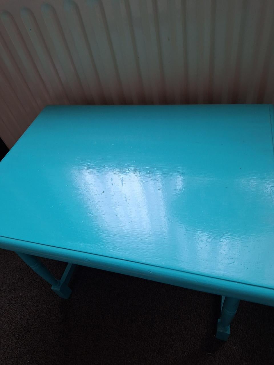 5 x turquoise blauw