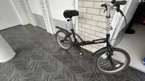 Uitstekende vouwfiets