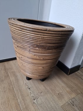 Rotan bloempot