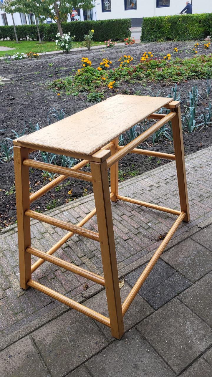 Houten trapezium (klimrek)