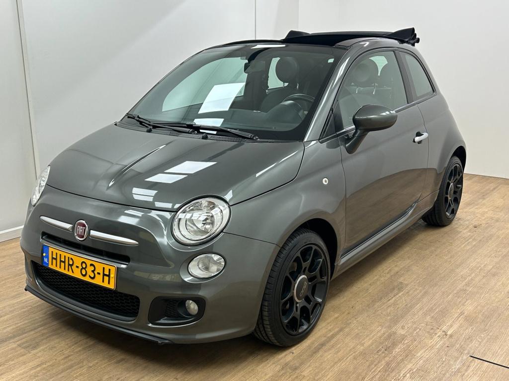 Fiat 500 C occasion 1.2 lounge | grijs | tweedehands fiat 500 | airco | aux
