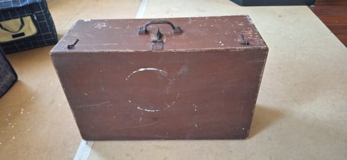 Houten oude verhuiskist
