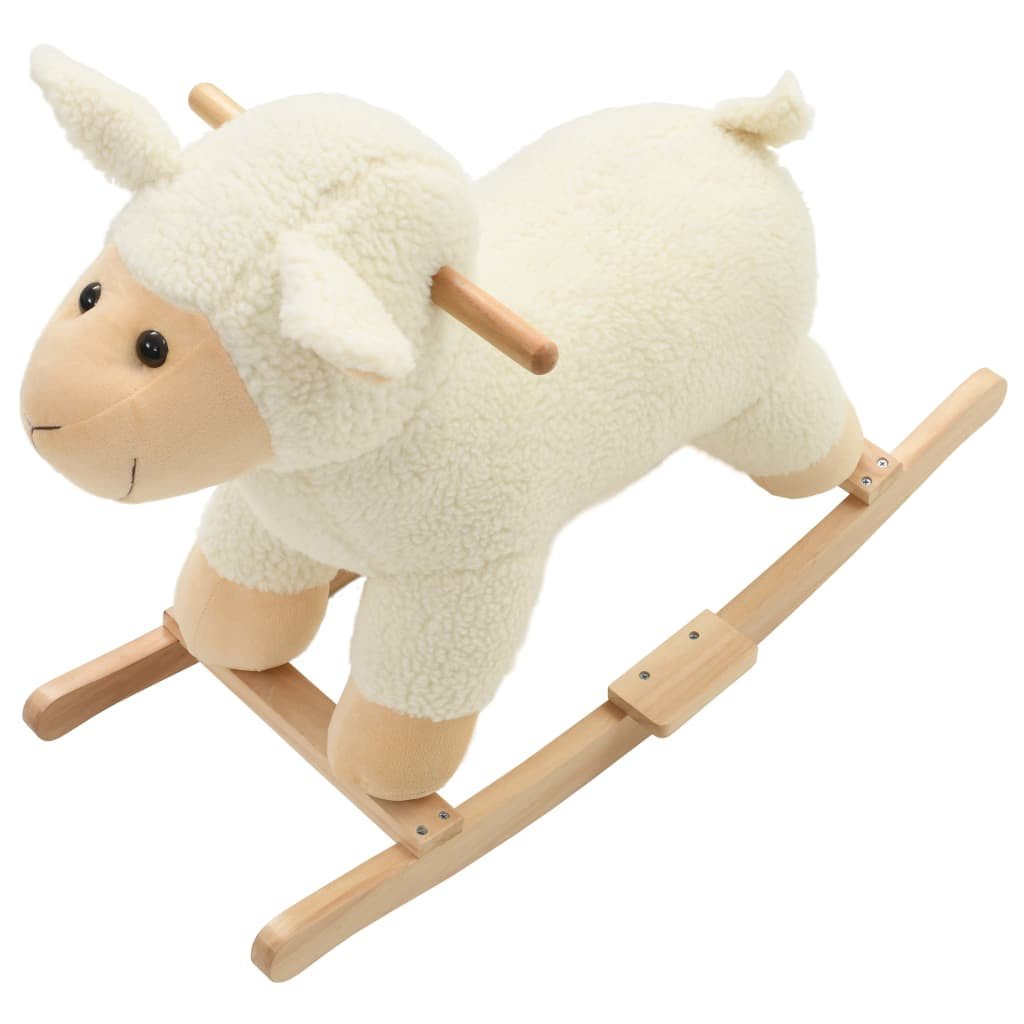 Hobbeldier schaap 78x34x58 cm pluche wit casaxl