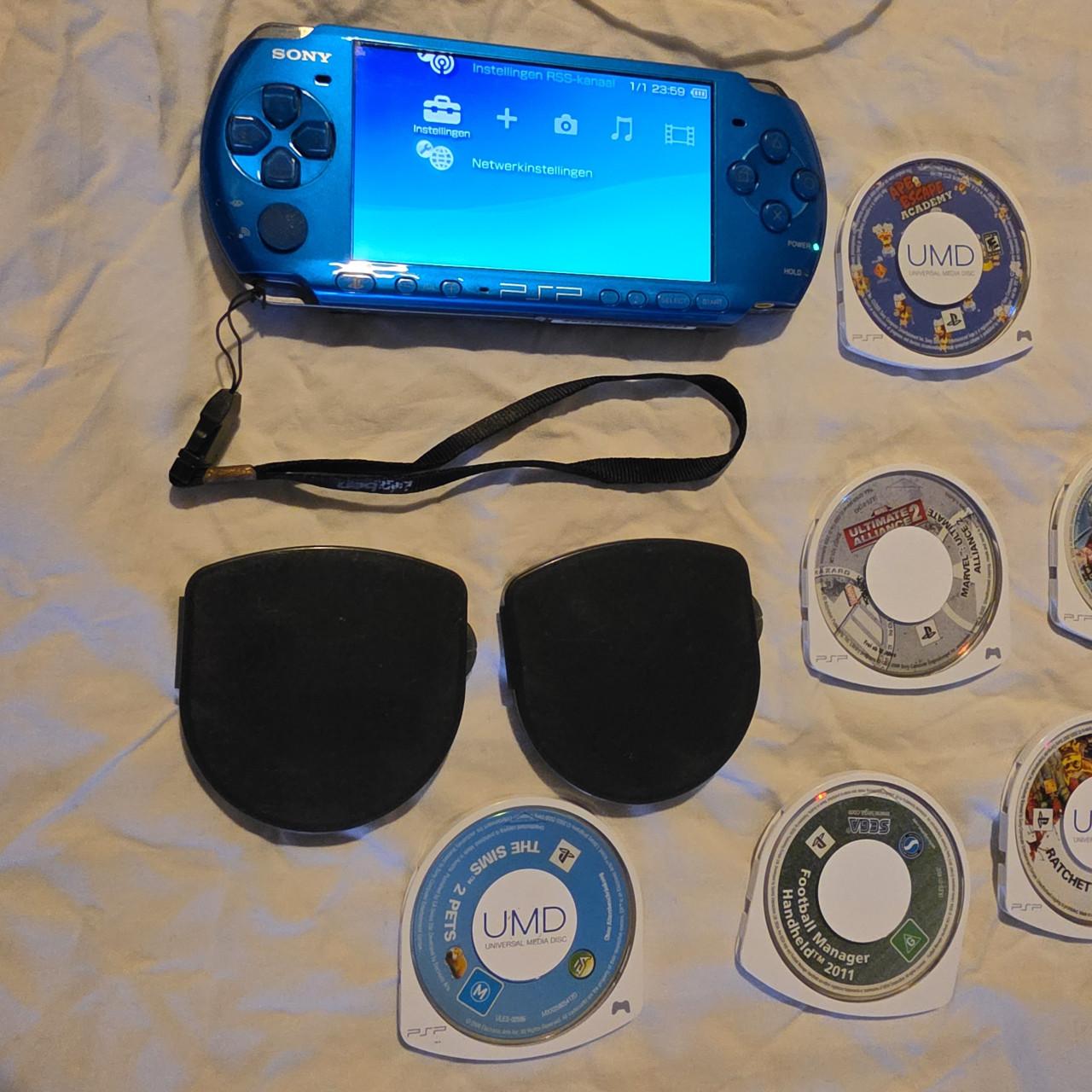Psp 3004 met games en cases