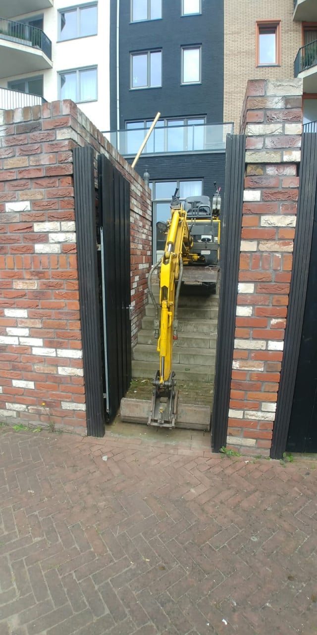 Te huur: minikraan