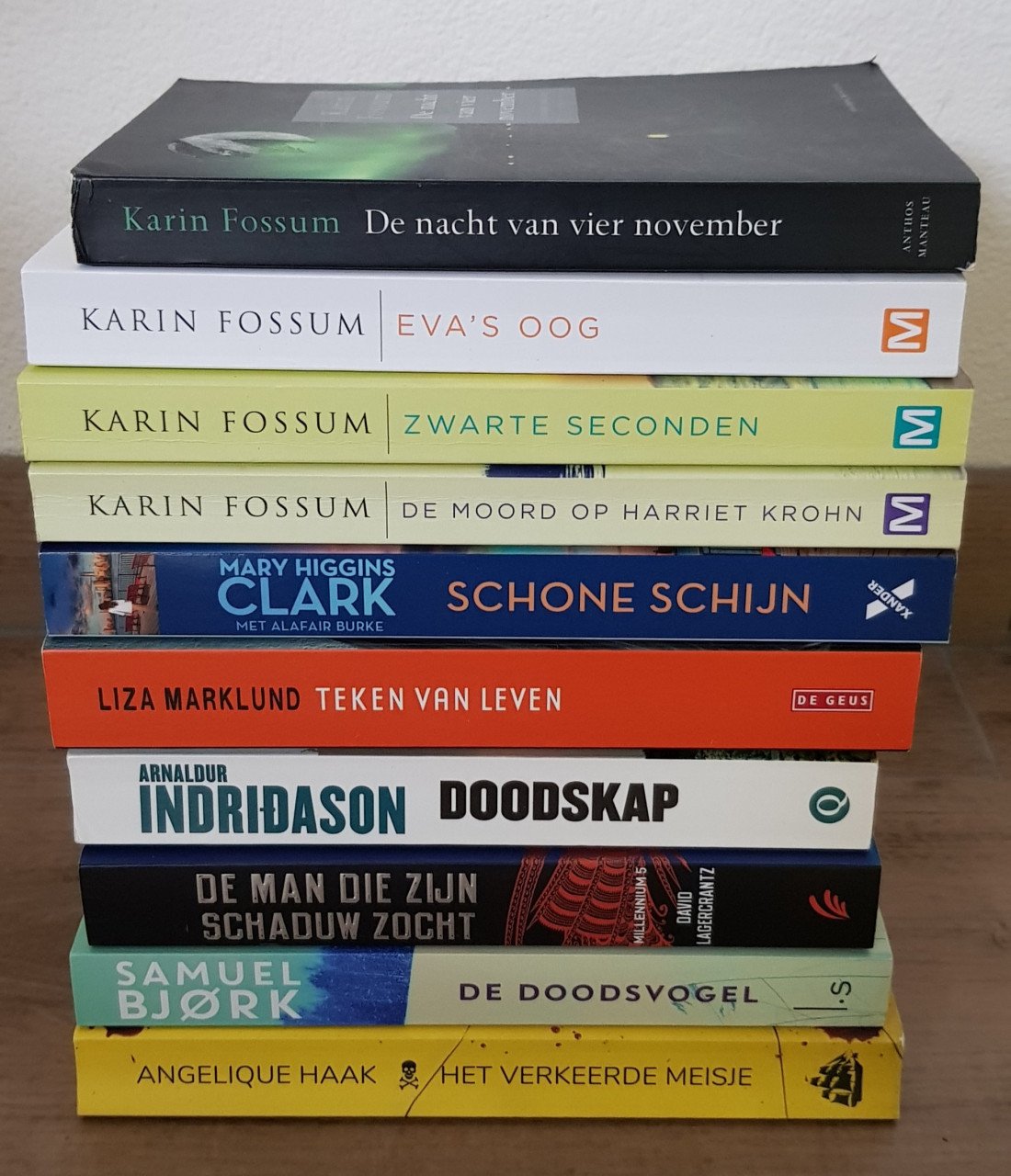 👉Thrillers (o.a. Scandinavisch) €1 per stuk