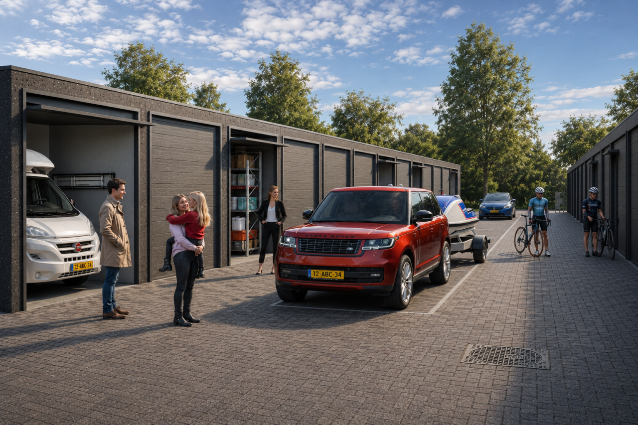 TE KOOP | Ruime XL garageboxen in Sas van Gent