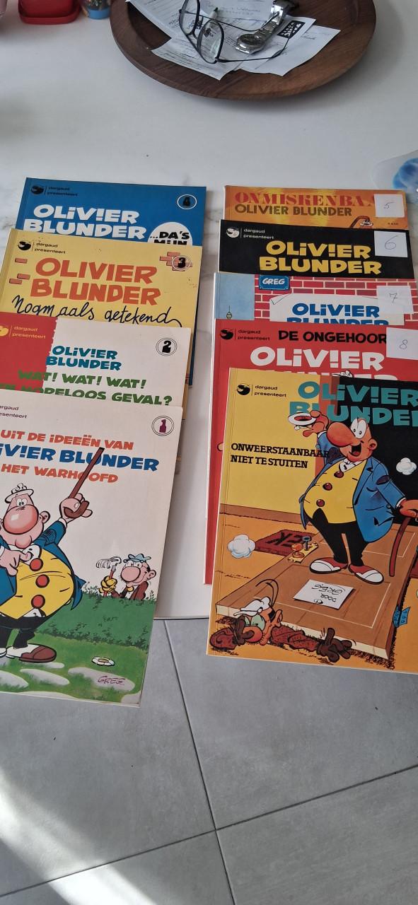 Olivier Blunder stripboeken.