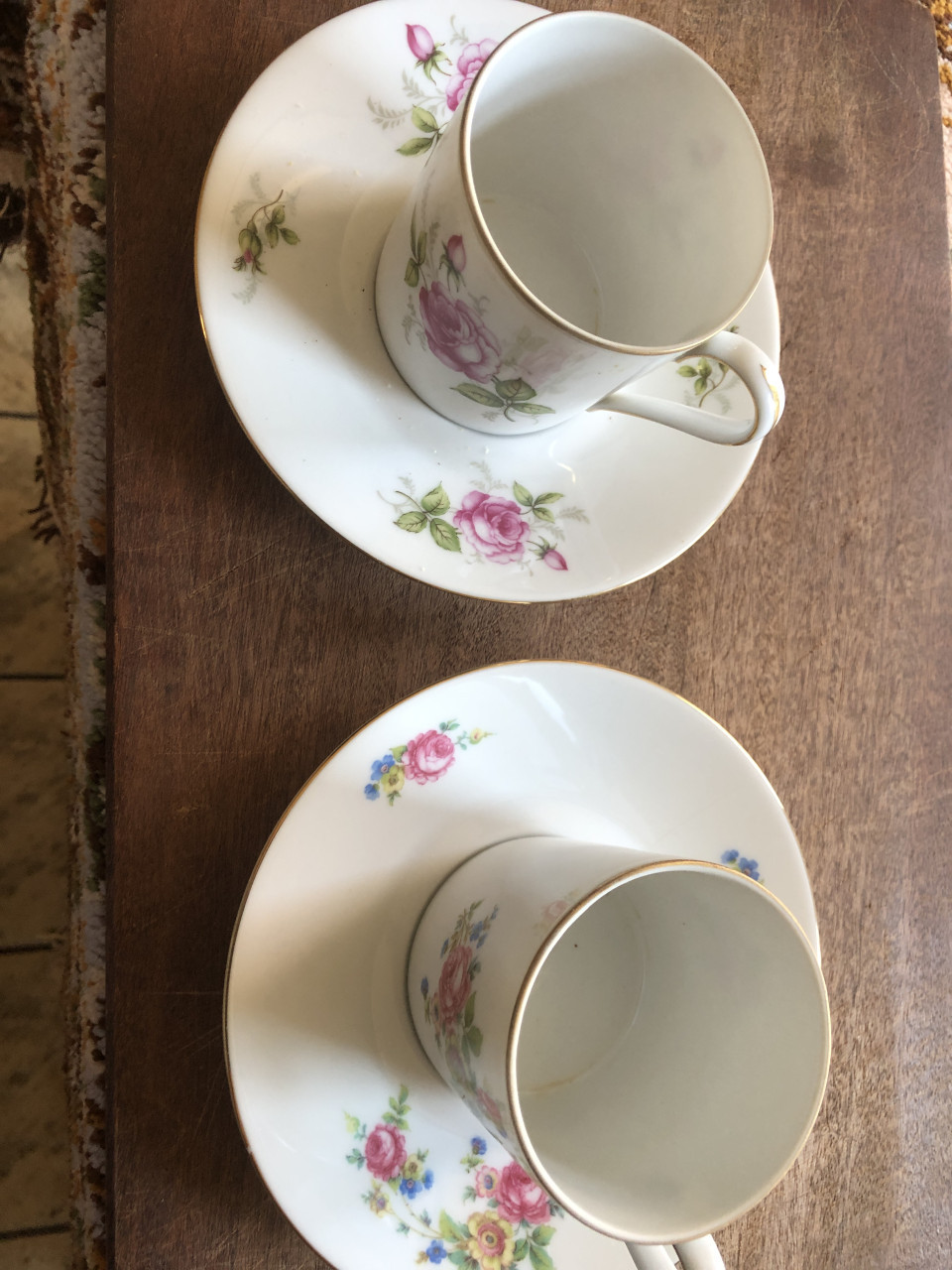 4 Porceleinen Rosenthal Germany kop en schotels samen voor 5 eur