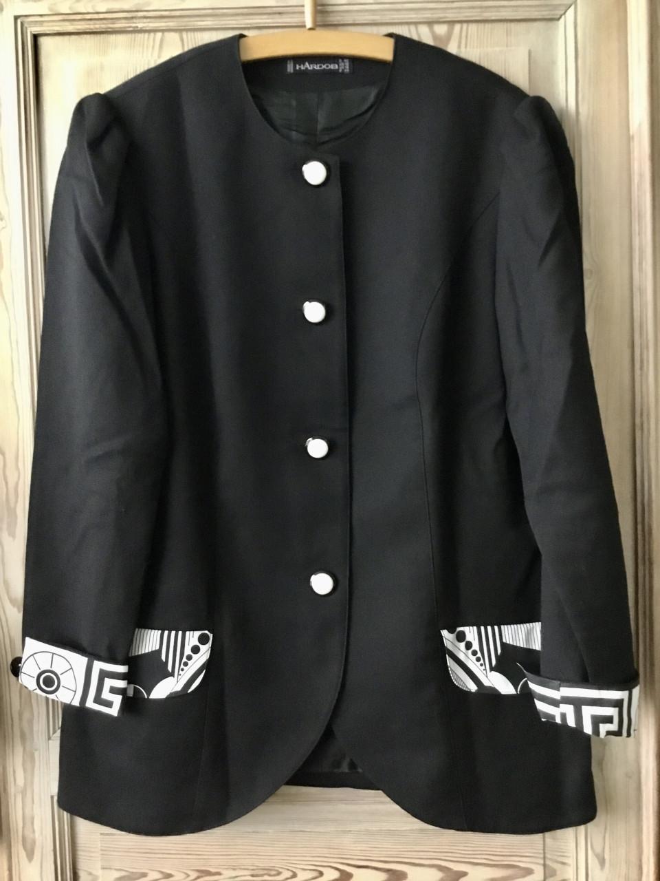 Onberispelijk Vintage Dames jasje dasje rok, Pop-art dessin