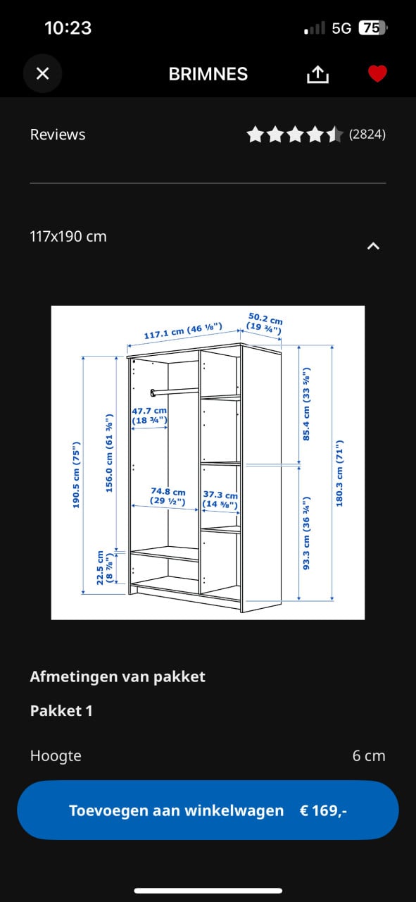 IKEA kast NIEUW IN DOOS