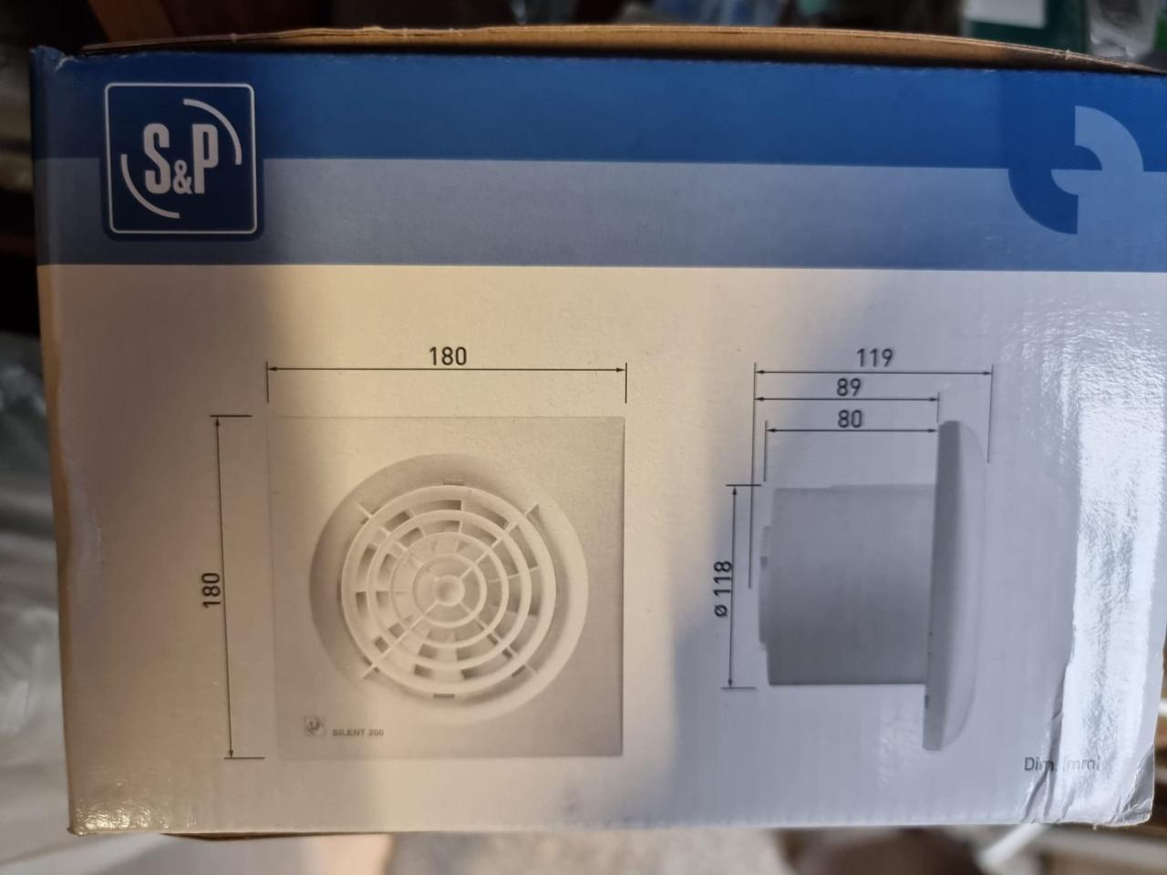 Soler & Palau Silent (200CZ) Douche/Toilet ventilator